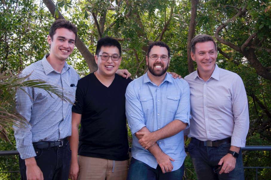 From left to right: researchers Paul Marshall, Xiang Li, Rodrigo Grassi-Oliveira, Timothy Bredy / Image: Personal Archive