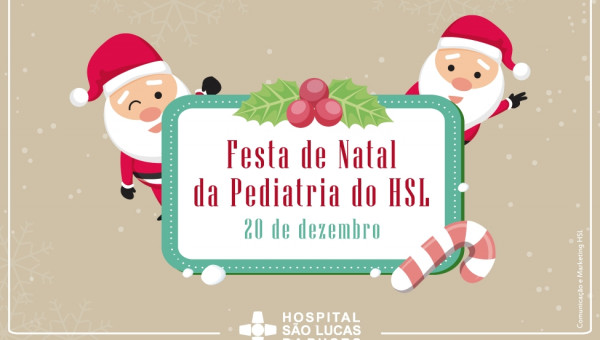 Hospital São Lucas promove Festa de Natal da Pediatria