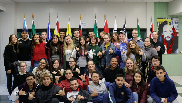 PUCRS opens its doors to 42 international mobility students