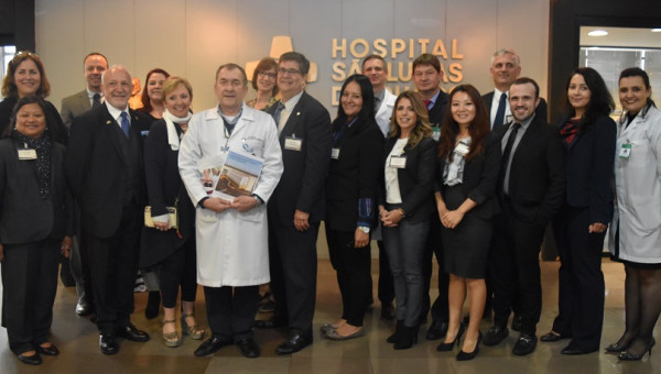 Representatives of US hospitals visit São Lucas Hospital