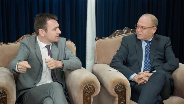 Ambassador of Tunisia welcomed by university’s representatives