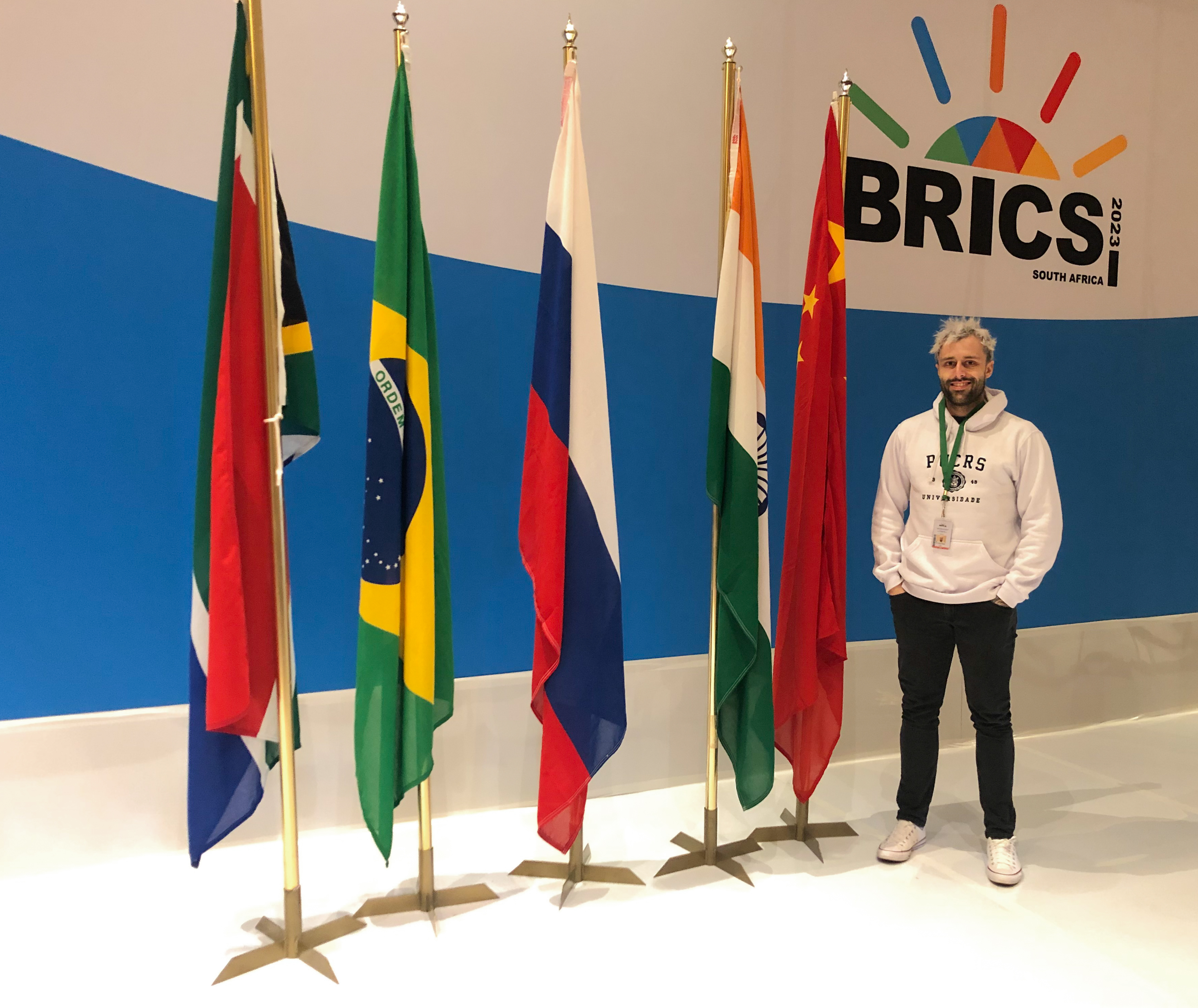 Post-doctoral researcher is a part of the Brazilian delegation in conference of the BRICS