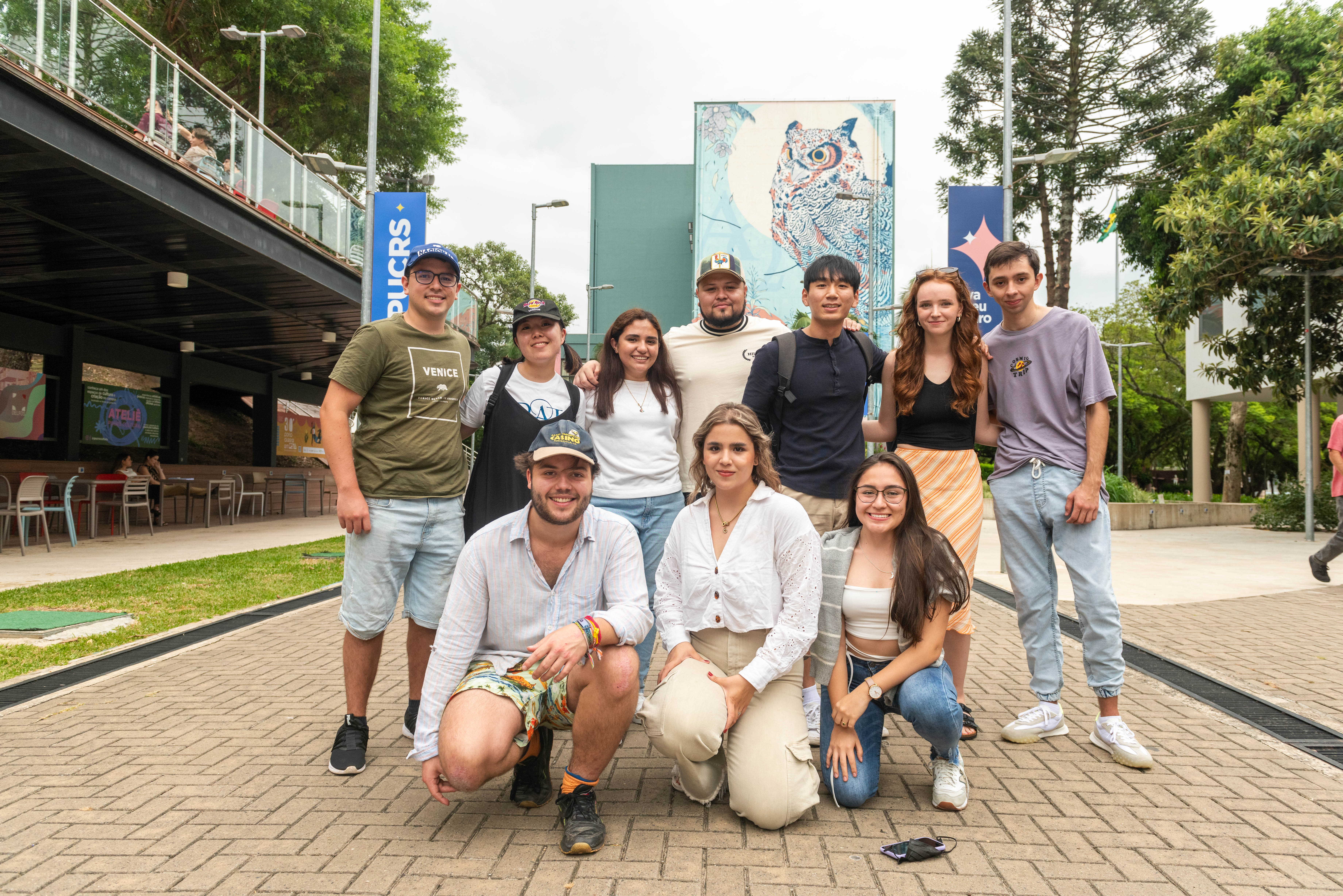 International students arrive at PUCRS for the new semester