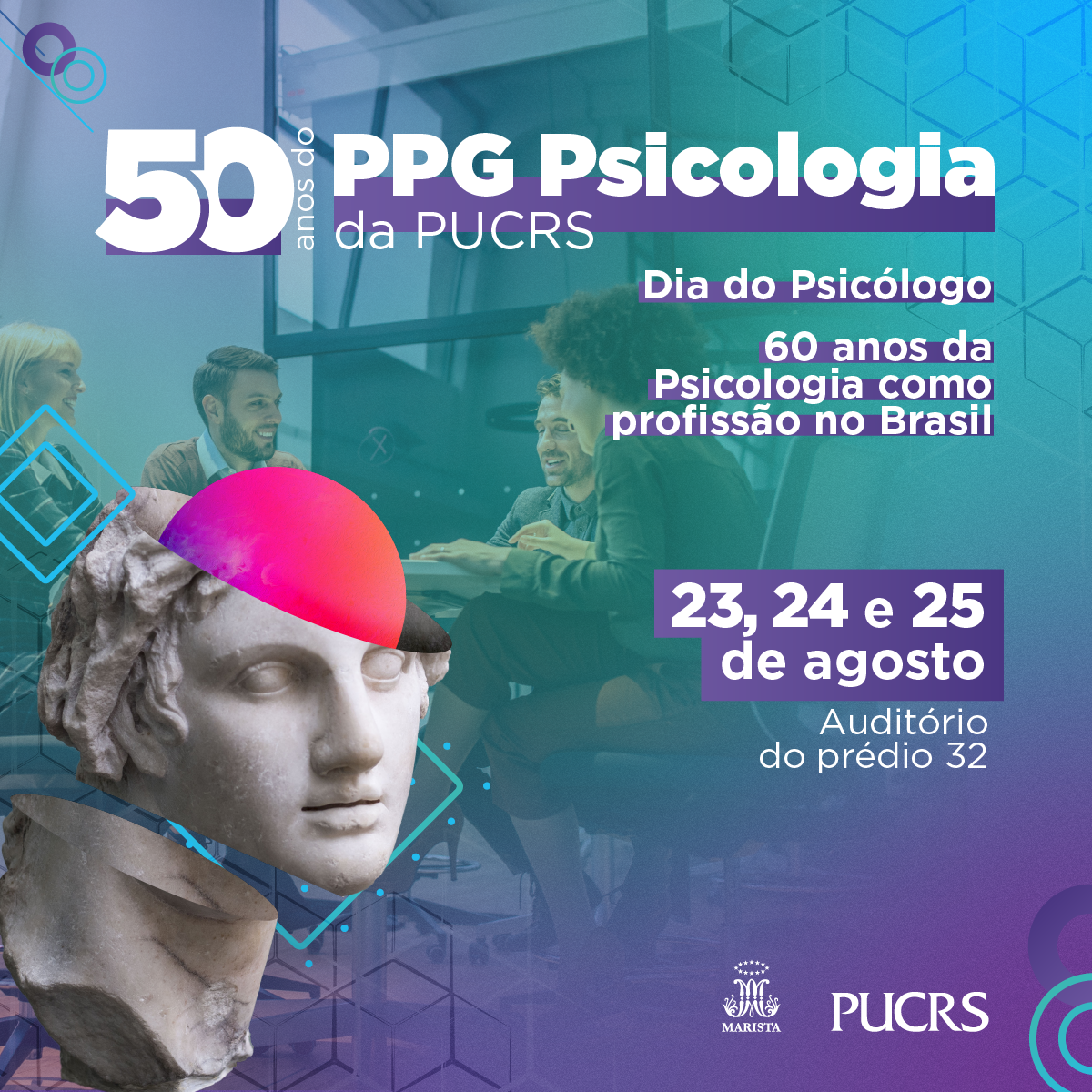 50 anos do PPG Psicologia da PUCRS – Dia do Psicólogo