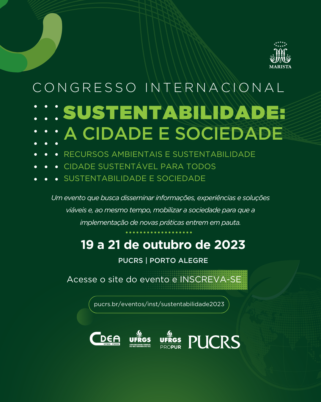 Congresso Internacional Sustentabilidade: a Cidade e Sociedade | 2023