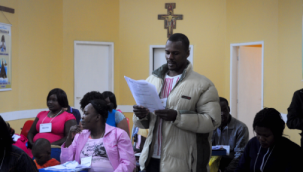 Haitianos concluem curso de português da PUCRS