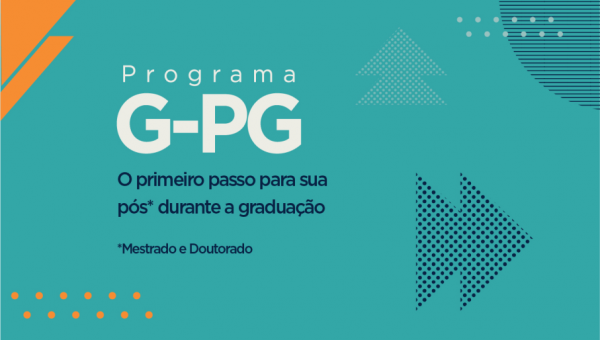 Inscrições para o programa G-PG seguem até o dia 12 de março