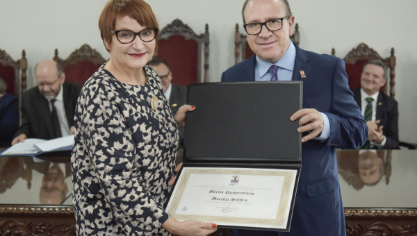 Martina Schulze awarded with University Merit