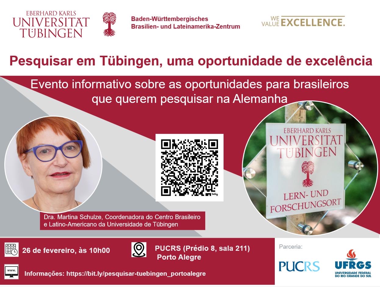 Evento apresenta oportunidades de pesquisa na Universidade de Tübingen