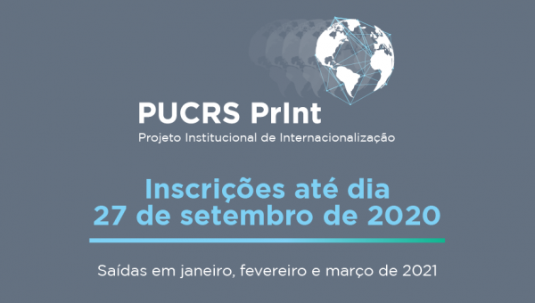 PUCRS-PrInt abre editais para saídas em 2021