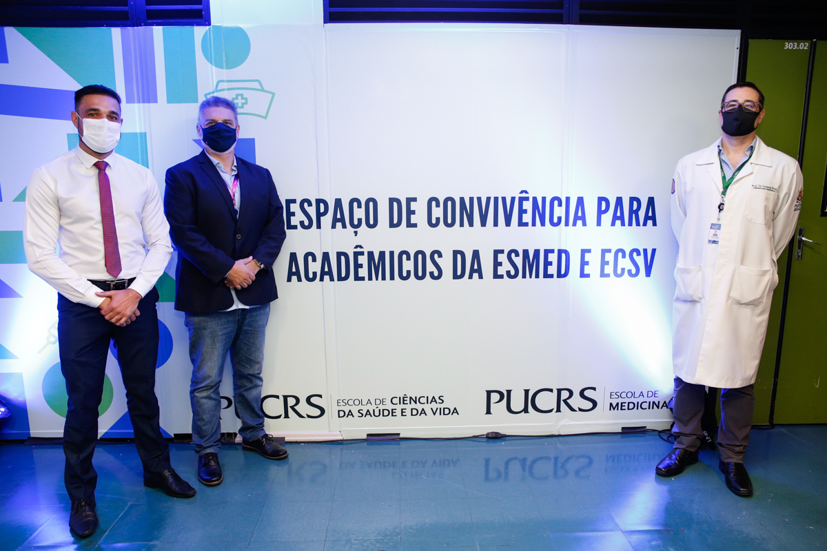 Espaço de convivência para alunos da PUCRS é inaugurado no HSL