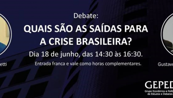 Atividade discute saídas para a crise brasileira