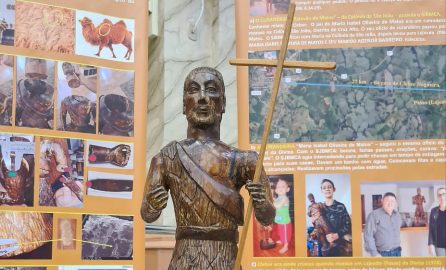 Arte missioneira: professor da PUCRS avaliou escultura com mais de 300 anos