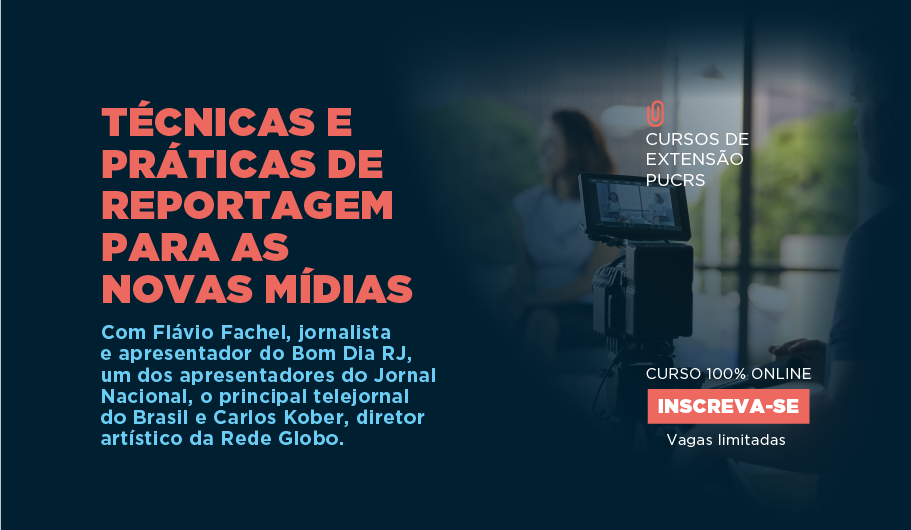 Curso de extensão com Flávio Fachel e Carlos Kober ensinará os segredos da reportagem em vídeo